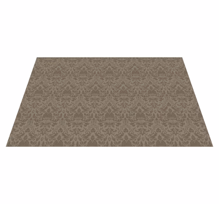 Elegant Barok Patroon vinyl tapijt antiek - TenStickers