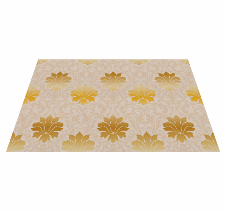 Barok patroon elegantie vinyl tapijt antiek - TenStickers