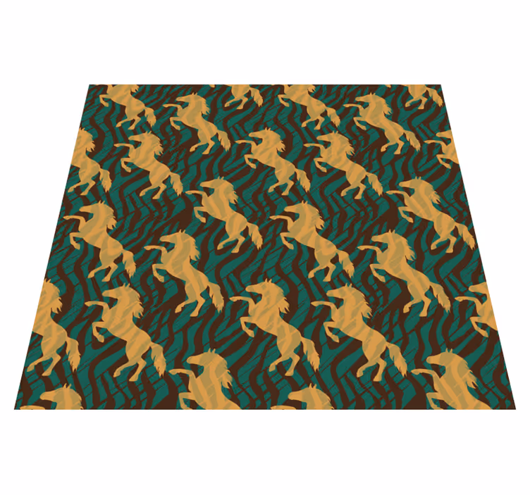 Overlay met safarimotief vinyl vloerkleed dierenprint - TenStickers