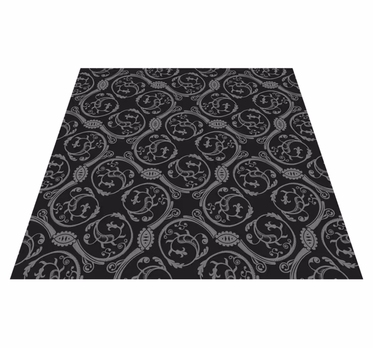 Sierlijk mandalapatroon vinyl tapijt mandala - TenStickers