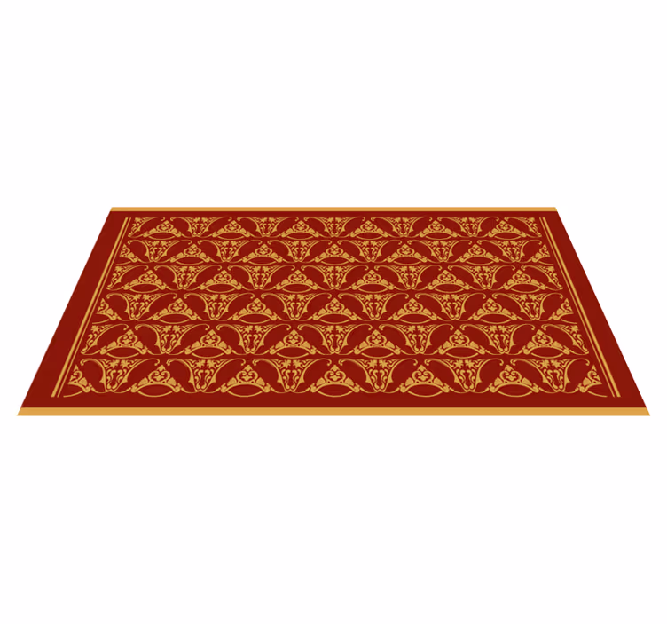 Op mandala geïnspireerde elegantie vinyl tapijt antiek - TenStickers