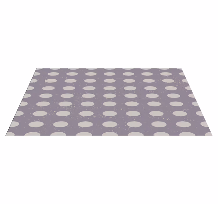 Minimalistisch stippenpatroon vinyl tapijt geometrisch - TenStickers