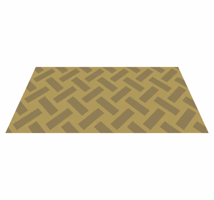 Chevron-zigzag vinyl tapijt geometrisch - TenStickers