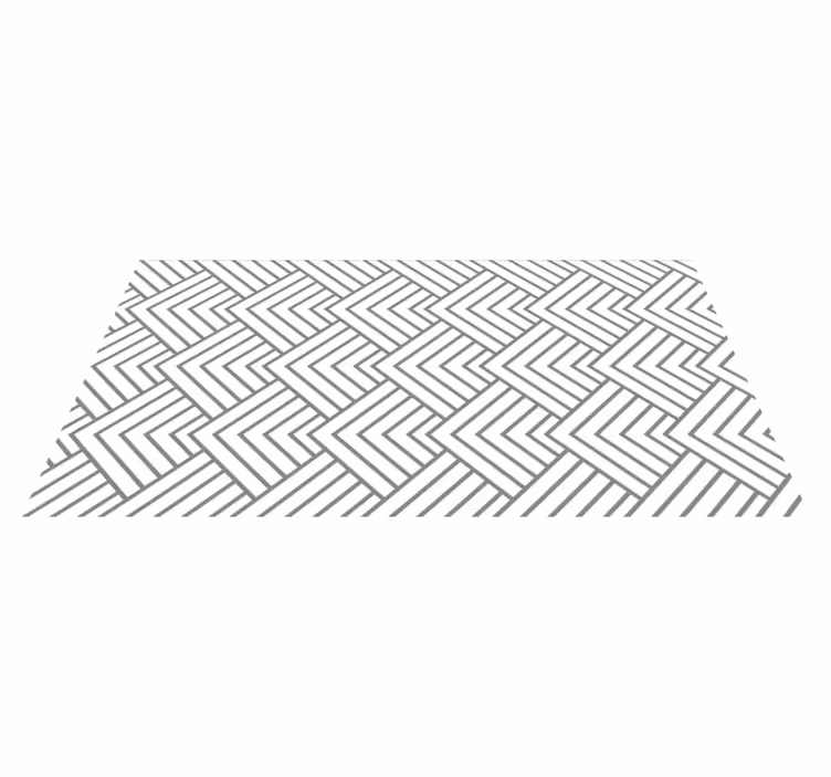 Geometrisch labyrint vinyl tapijt  - TenStickers