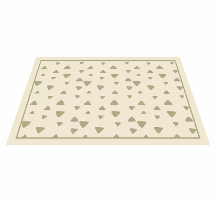 Driehoekig patroon vinyl tapijt geometrisch - TenStickers