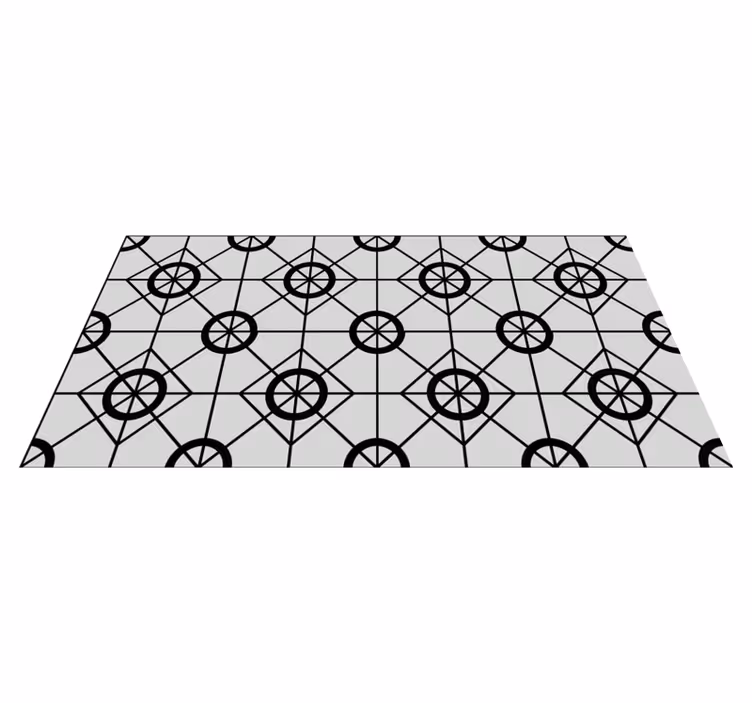 Geometrisch vinylconcept vinyl tapijt geometrisch - TenStickers