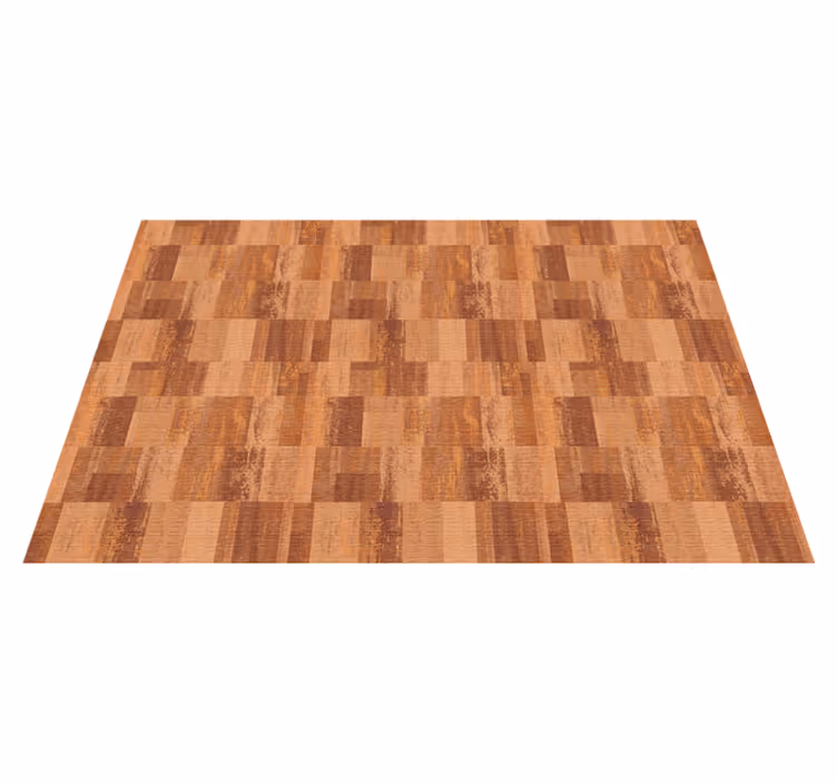 Parket illusie vinyl tapijt houtstructuur - TenStickers