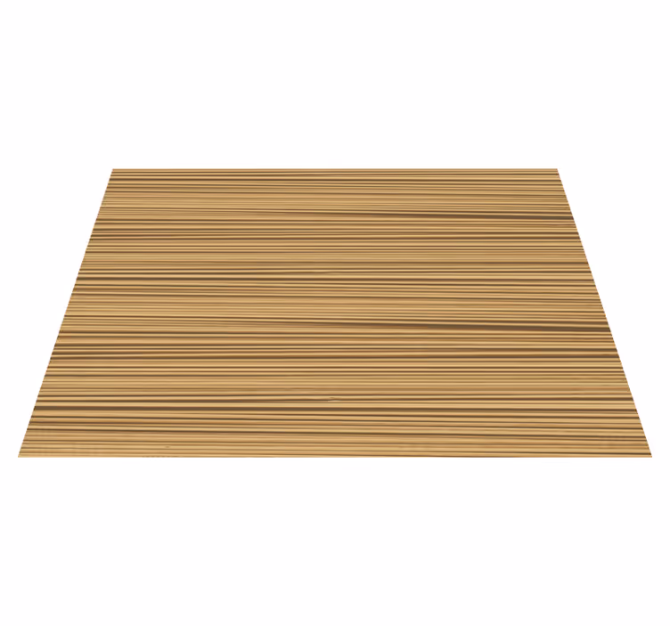 Houten textuur gestreept vinyl vloerkleed - TenStickers