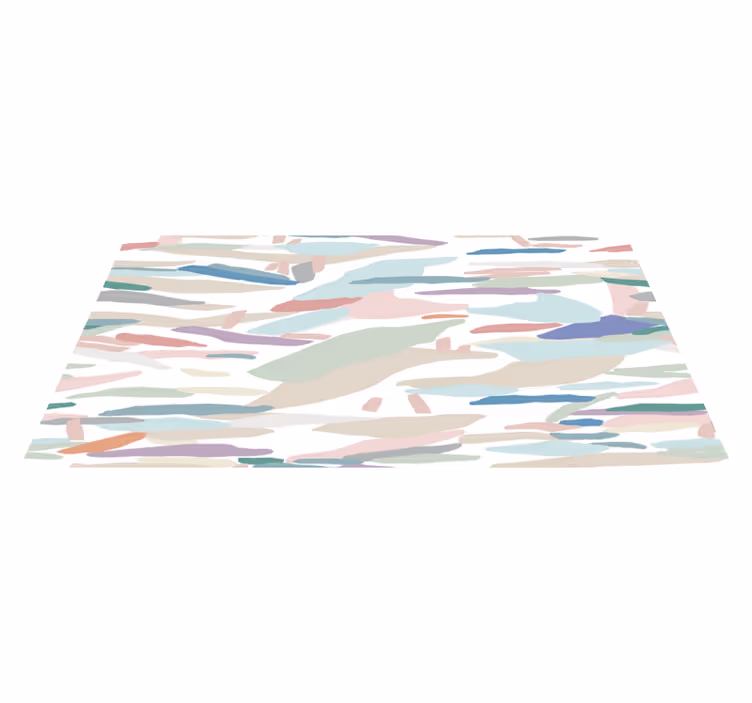 Abstract Camouflage minimalistisch vinyl vloerkleed  - TenStickers