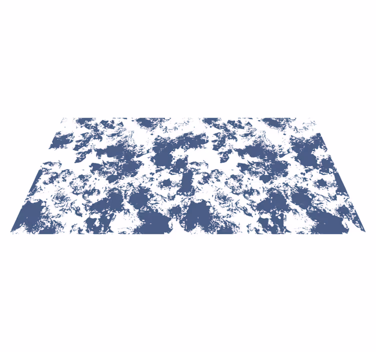 Blauw abstract patroon texturen vinyl tapijt - TenStickers