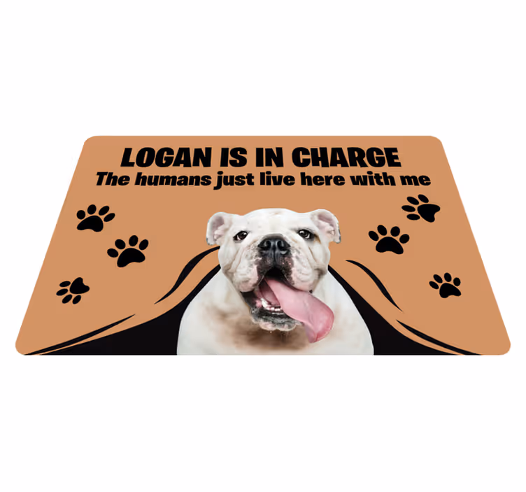 Vinyl tapijt foto hond - TenStickers