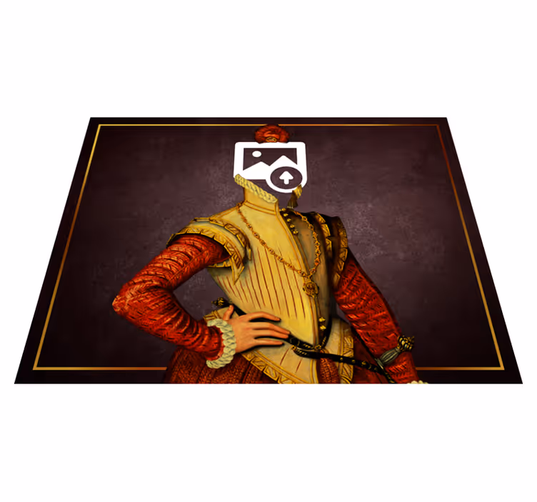 Aanpasbare vinyl vloerkleed kat aristocratisch - TenStickers