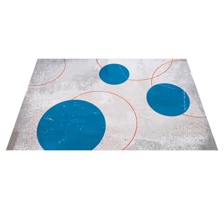 Moderne vinyl vloerkleed brutalisme design - TenStickers