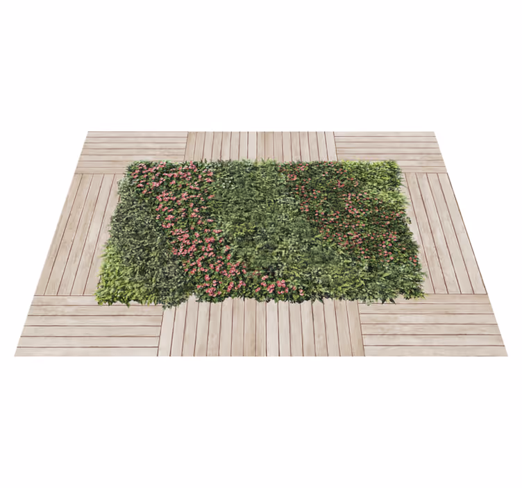 Vinyl tapijt grote verticale tuin - TenStickers