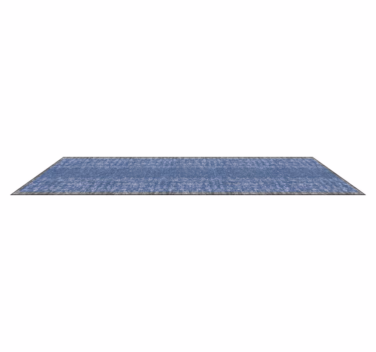 Vintage blauw vinyl tapijt - TenStickers