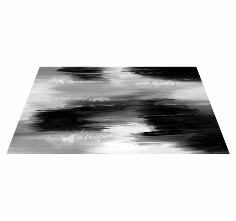 Abstracte verf kantoor vinyl tapijt - TenStickers