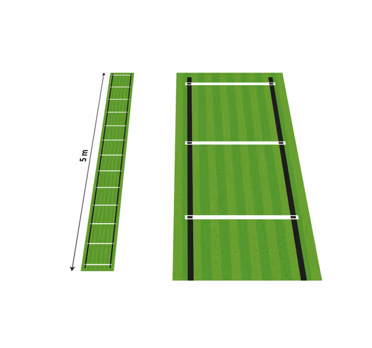 Snelheidstrainingsladder 5 meter vinyl tapijt tiener - TenStickers
