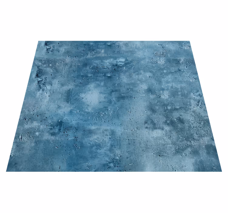 Gestructureerd ontwerp vinyl tapijt blauw - TenStickers
