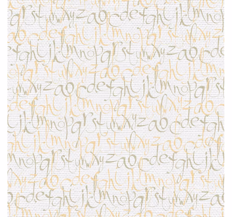 Stedelijke vintage letters behang letters - TenStickers