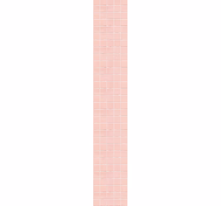 Roze mozaïekpatroon behang tegels - TenStickers