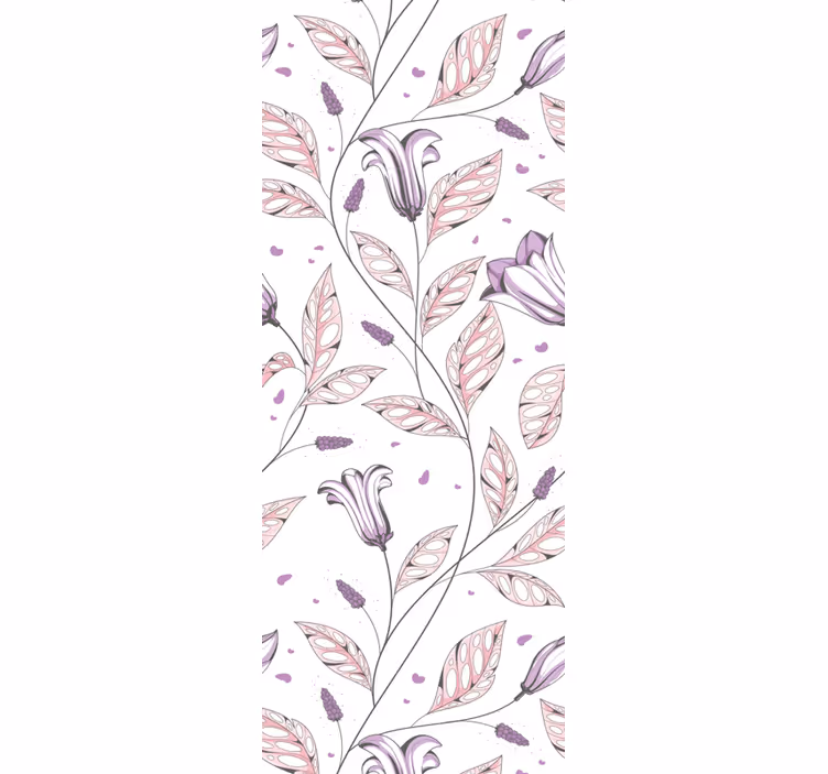 Bloemen behang bloemige harmonie ontwerp - TenStickers