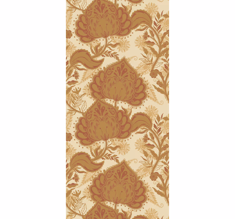 Door de natuur geïnspireerd ontwerp behang bloemsierkunst - TenStickers