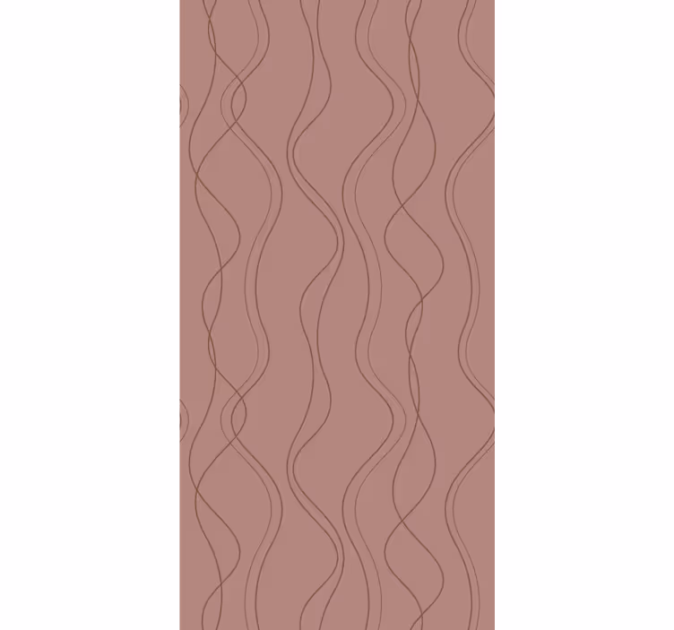 Vloeiende lijnpatronen behang abstract - TenStickers