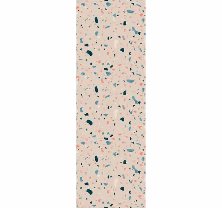 Beige terrazzomotief behang print - TenStickers