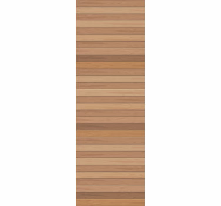 Natuurlijke verticale stroken behang houtlook - TenStickers