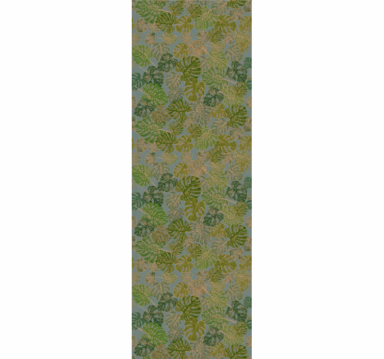 Monstera groen motief behang bladeren - TenStickers