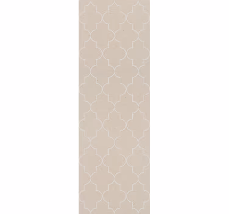 Slaapkamer behang elegant beige motief - TenStickers