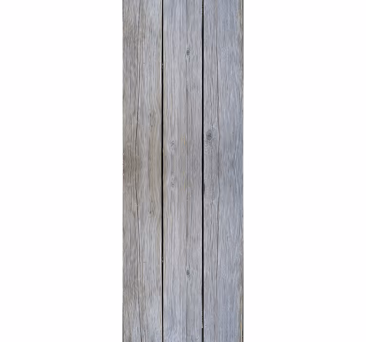 Rustiek grijs paneelmotief behang houtlook - TenStickers