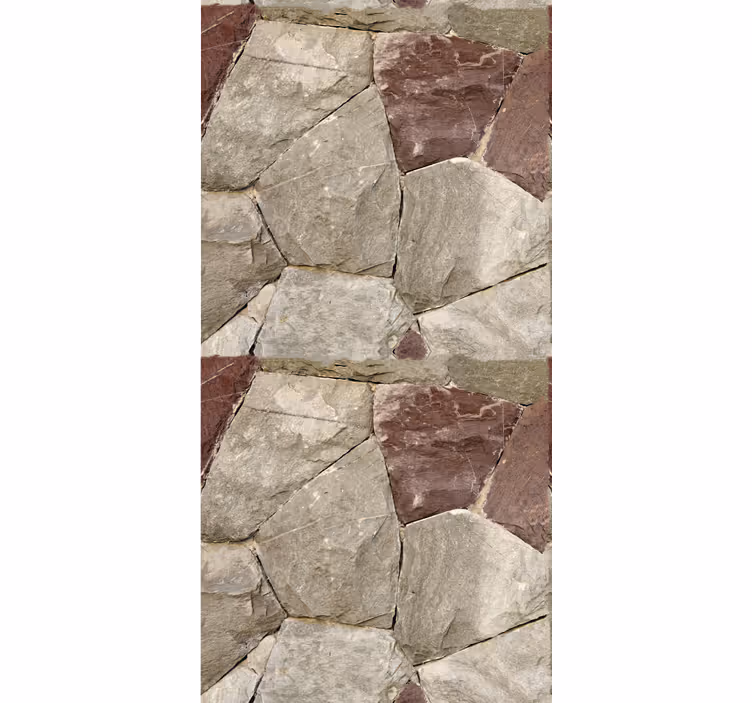 Elegante natuurlijke textuur bakstenen behang - TenStickers