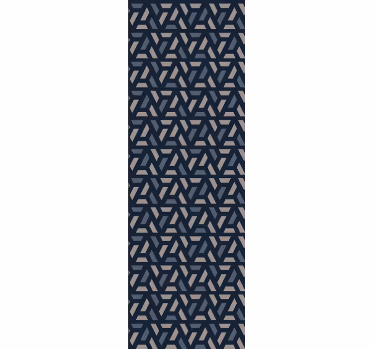 Dynamische patroonindeling behang geometrisch - TenStickers