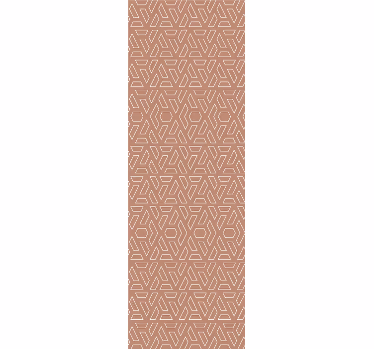 Abstract vormpatroon behang geometrisch - TenStickers