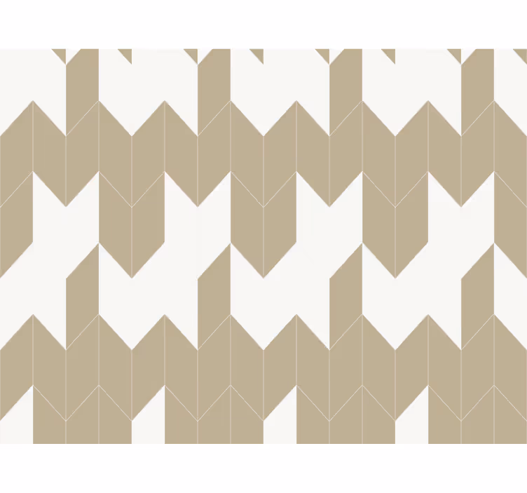 Chevron-vormig ontwerp behang geometrisch - TenStickers