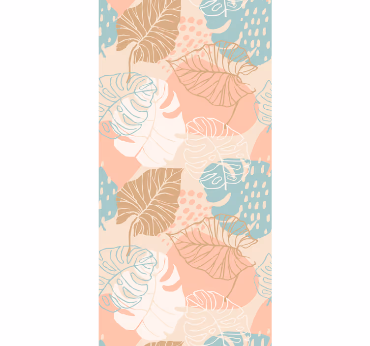 Tropische plantenmotieven behangpapier natuur - TenStickers