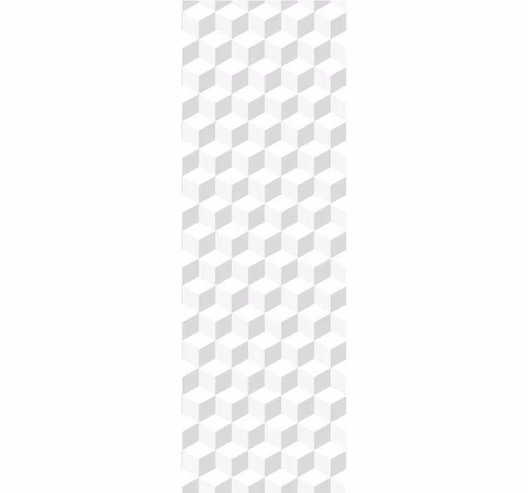 Kubusvormige textuur behang geometrisch - TenStickers