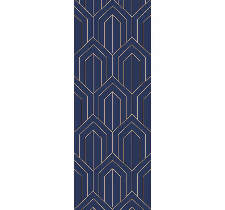 Stijlvolle vormpatronen behang geometrisch - TenStickers