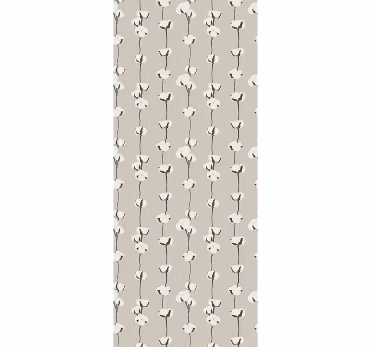 Katoenbloesem pad bloemen behang - TenStickers