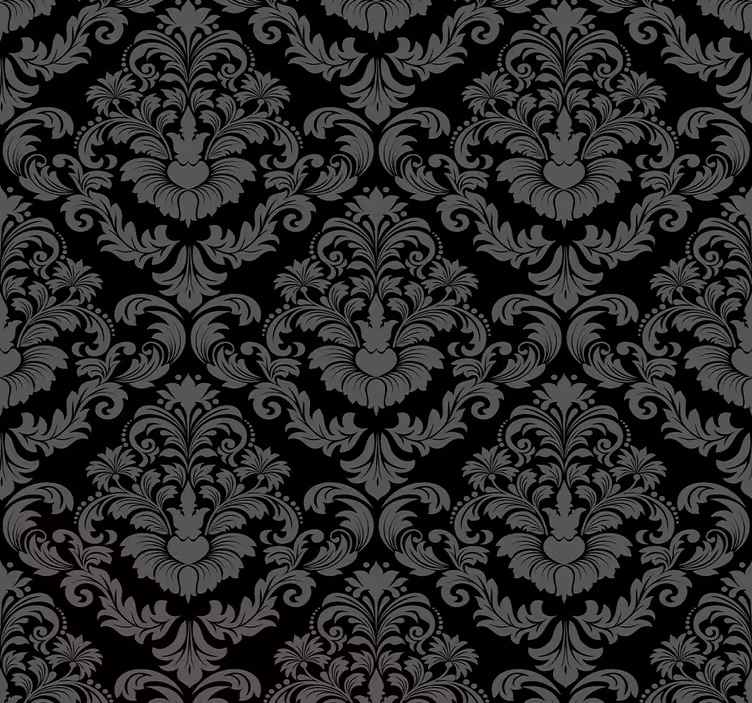 Luxe bloemenontwerp barok behangpapier - TenStickers