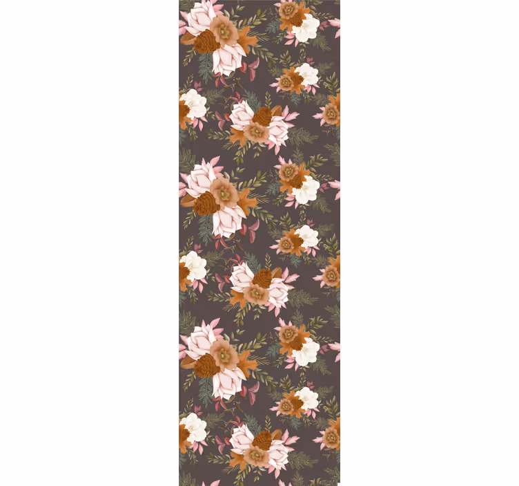 Bloemboeket ontwerp bloemen behang - TenStickers
