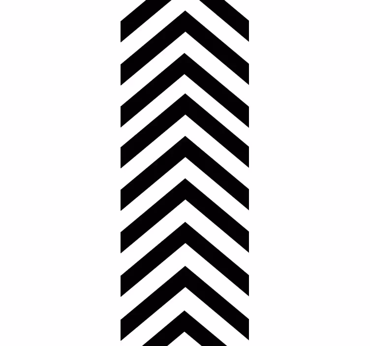 Zigzagpatroon ontwerp behang strepen - TenStickers