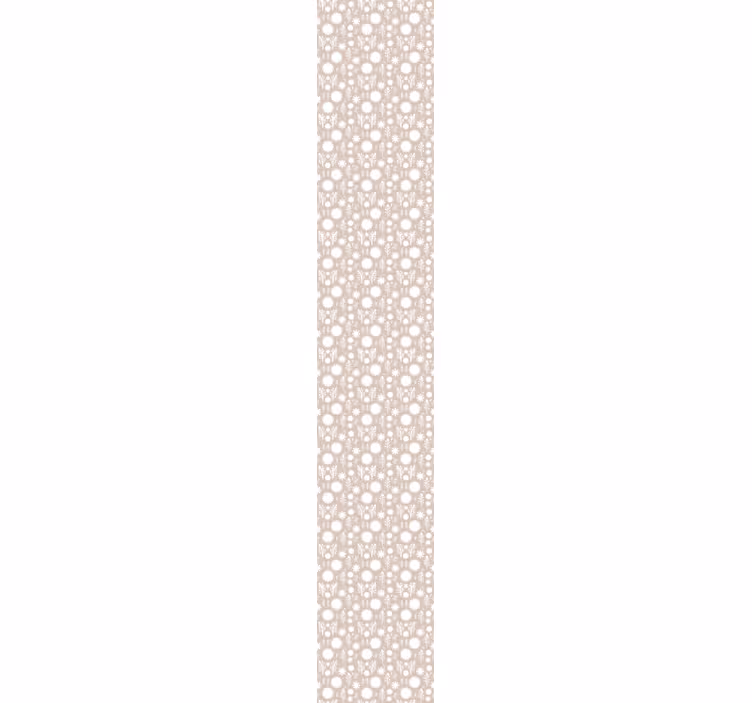 Bloemige witte weergave bloemen behang - TenStickers
