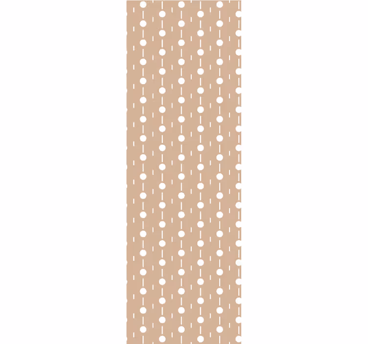 Ronde witte stippen stippenbehang - TenStickers