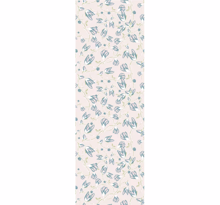 Subtiele bloemenprint bloemen behang - TenStickers