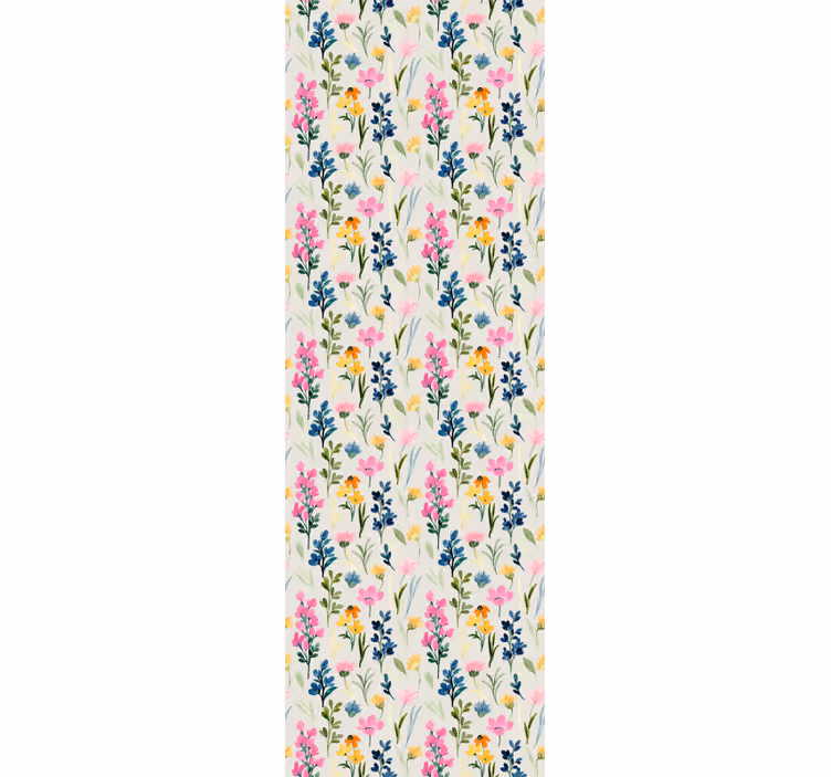 Kleurrijk bloemstuk bloemen behang - TenStickers