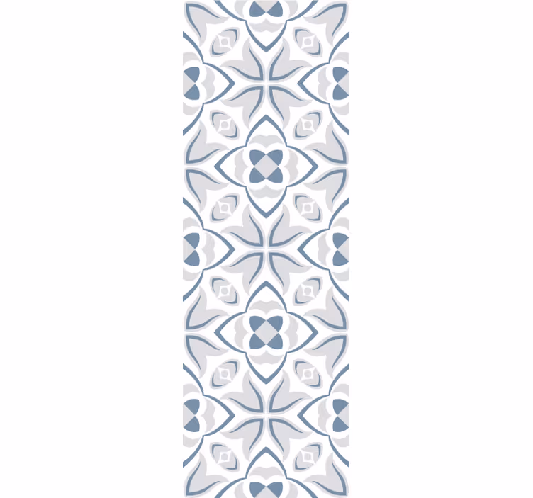 Elegante bloemvormen behang tegels - TenStickers