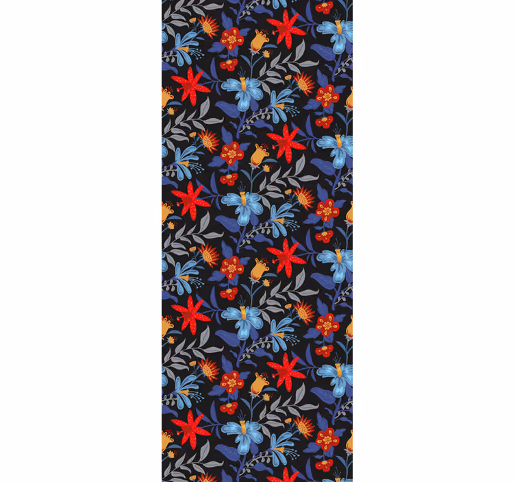 Levendige bloemenarrangement bloemen behang - TenStickers