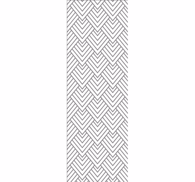 Chevronlijnen behang geometrisch - TenStickers